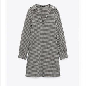 NWT - ZARA PLAID MINI DRESS